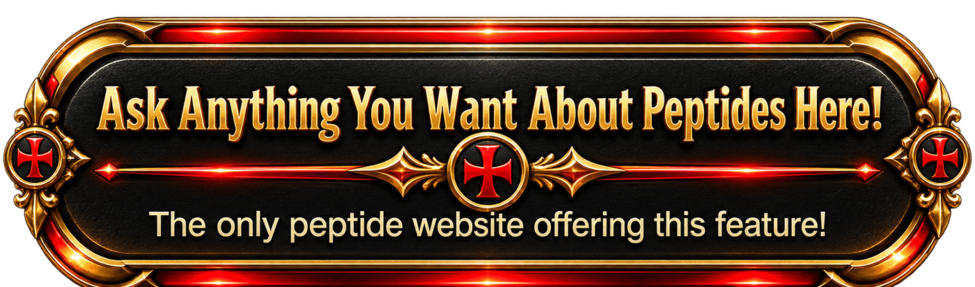 Ask anything you want about peptides here — the only peptide website offering this feature